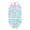 Toddler Girls' Printed Tankini Swimsuit, 2-Piece