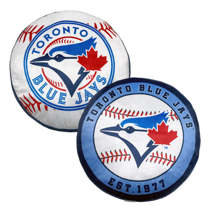MLB Toronto Blue Jays Round Cushion, 14-in x 14-in.