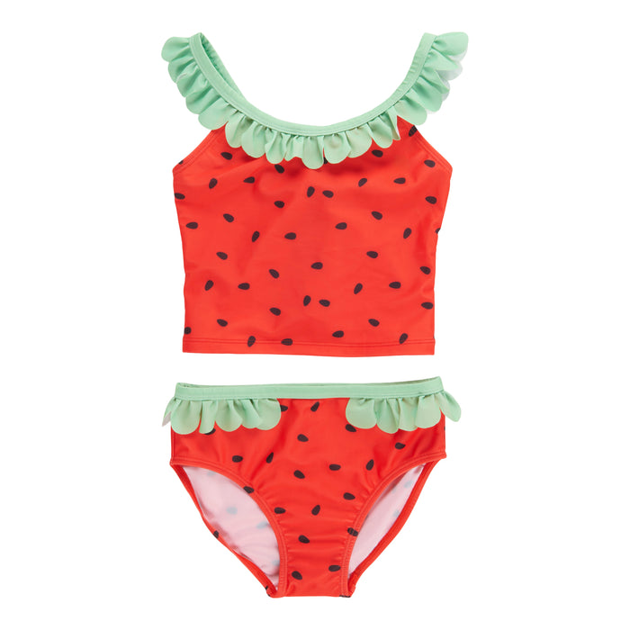 Maillot de bain Fête à la piscine — Fraise pour toutes-petites MONKEY BARS, 2 pièces