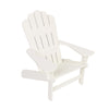 HomeStyles Muskoka Chair Décor, White, 7-in x 6.5-in x 8-in.