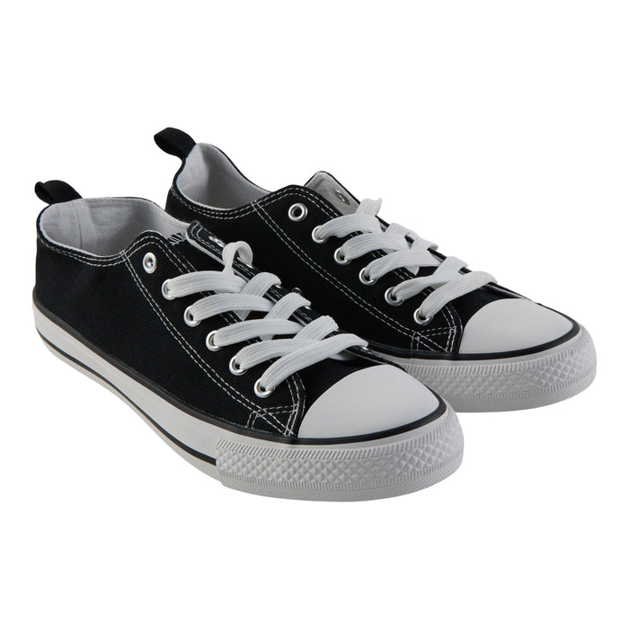 mySTYLE Women's Canvas Lace-Up Sneakers