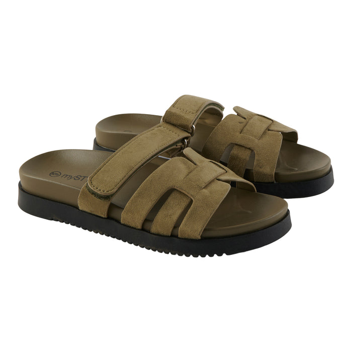mySTYLE Women's Fashion Velcro Footbeds