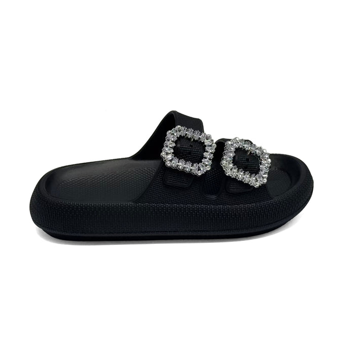 mySTYLE Women's Jewel Cloud Slides