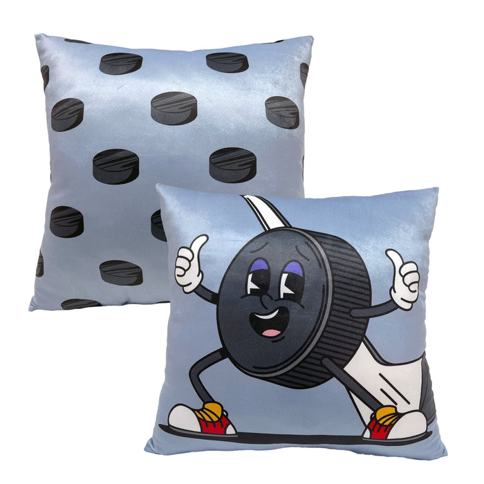 Coussin à thématique de sport de fantaisie, 18 po x 18 po