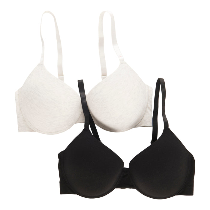 Carisma Women's Plus T-Shirt Bras, 2-Pack