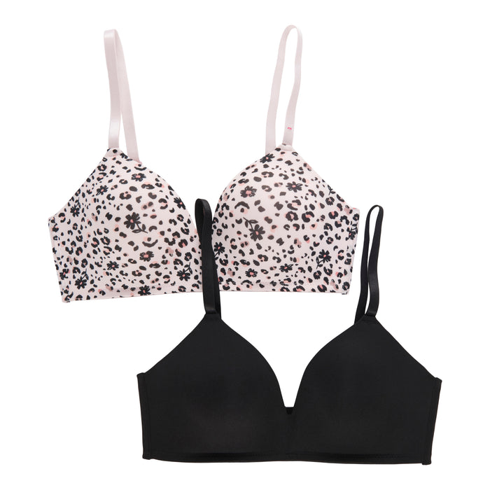 Carisma Women's Wire-Free Bras, 2-Pack