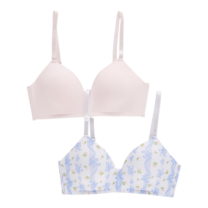 Carisma Women's Wire-Free Bras, 2-Pack