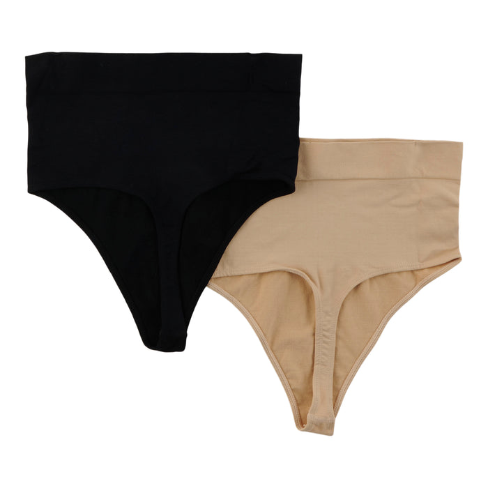 Carisma Women's Tummy Control Thong, 2-Pack