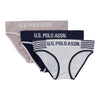 U.S. Polo Women's Bikini Underwear, 3-Pack