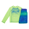 Boys' Long Sleeve Rash Guard Swim Set, 2-Piece