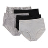 Women's High-Rise Microfiber Briefs, 5-Pack