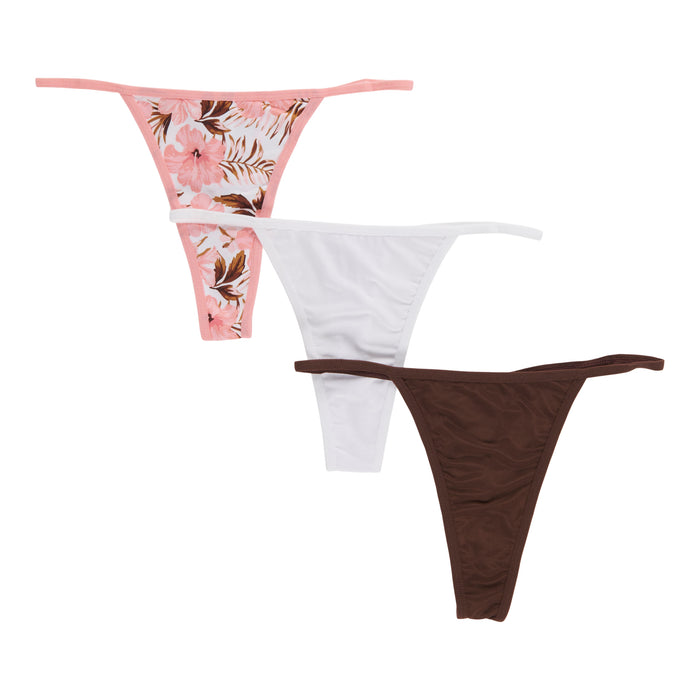 Tangas imprimés Carisma pour femmes, emb. de 3
