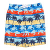 MONKEY BARS Toddler Boys' Cool Waves Printed Swim Trunks