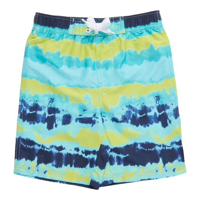 MONKEY BARS Toddler Boys' Cool Waves Printed Swim Trunks