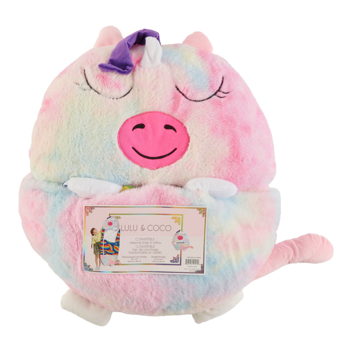 Kid's Cushion Sleeping Bag, Assorted, 20-in x 55-in.