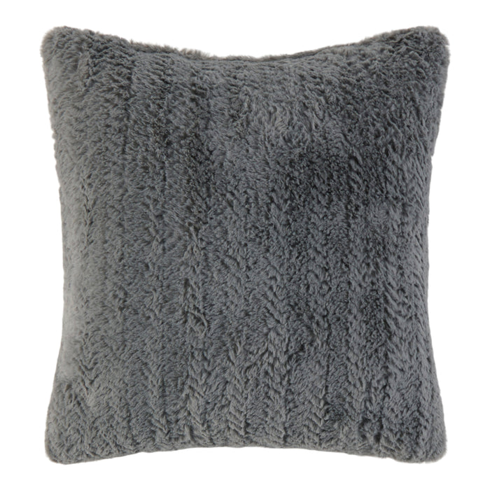 Fun Faux Fur Cushions, Assorted, 18-in x 18-in.