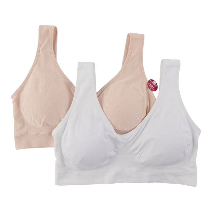Carisma Women's Plus Comfort Bras, 2-Pack
