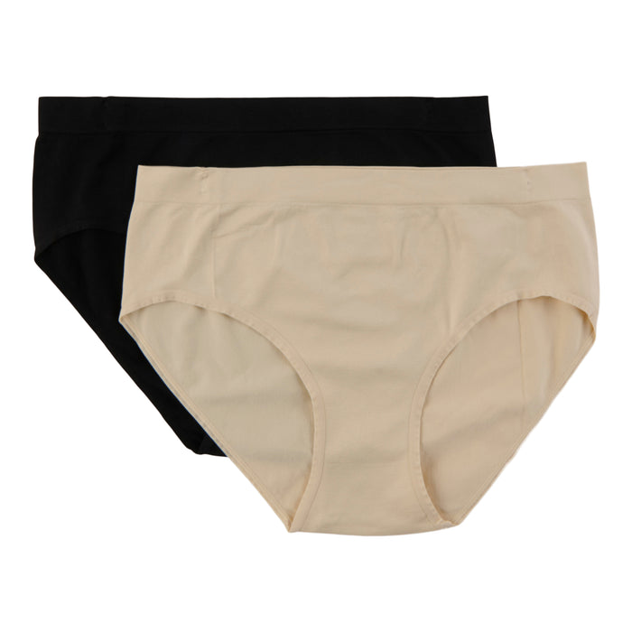 Carisma Women's Plus Comfort Brief Underwear, 2-Pack