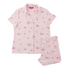 Carisma Women's Novelty Tailored Shirt and Boxer PJ Set, 2-Piece