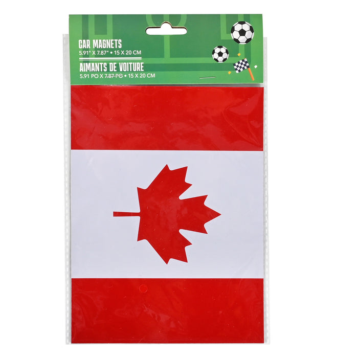 Canada Flag Car Magnet, 6-in x 8-in.