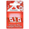 Canada Flag Lapel Pins, 2 Pack