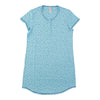 Carisma Women's Below Waist Placket Neck Sleepshirt