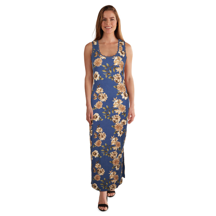 Robe côtelée avec bordure en dentelle mySTYLE pour femmes