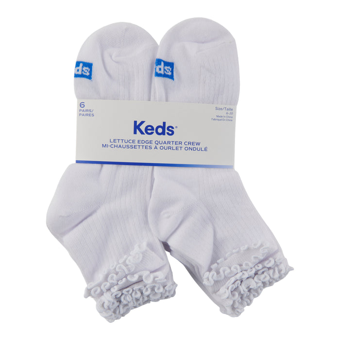 Keds Women’s Crew Socks, 6-Pack