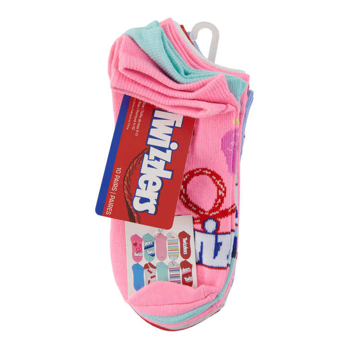Chaussettes avec imprimé de friandise sous licence pour femmes – emb. de 10