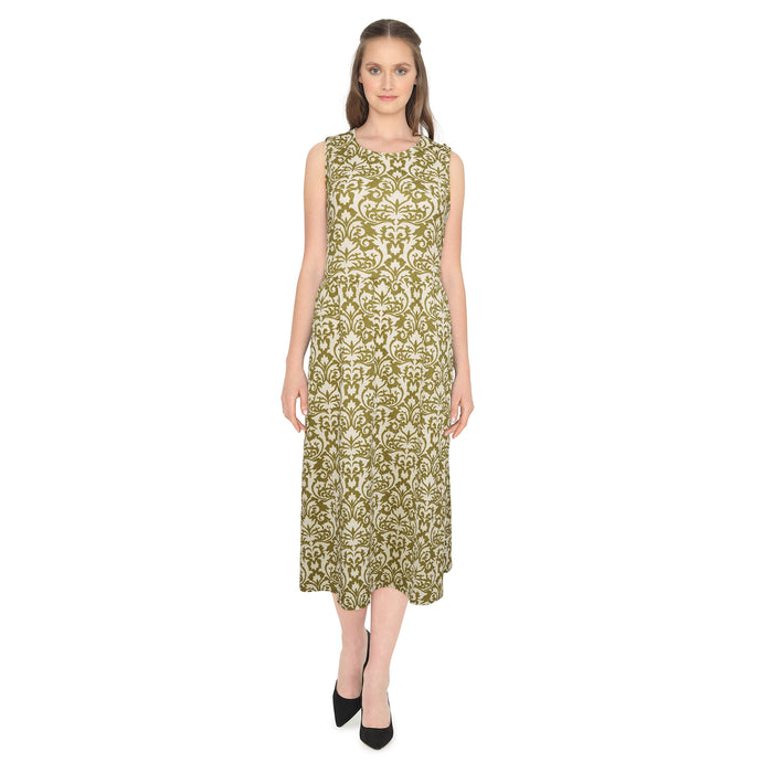 Classic Editions Women's Printed Midi Dress