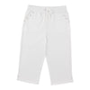 Classic Editions Women's Stud Detail Capris