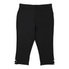 Classic Editions Women's Slim Fit Side Detail Capris
