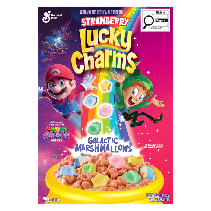 Lucky Charms Mario Cereal, 297 g