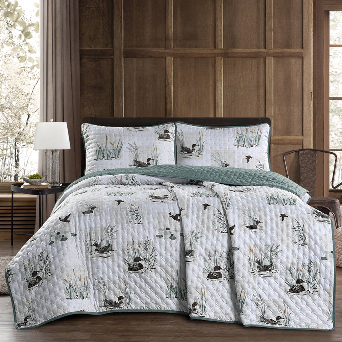 Coleman Quilt Set, Double/Queen, 3 Piece