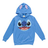 Haut à capuchon à manches longues Lilo & Stitch sous licence pour filles