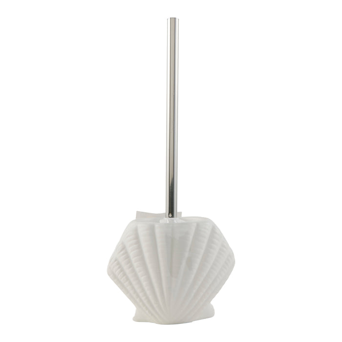 HomeStyles Shell Toilet Bowl Brush, White
