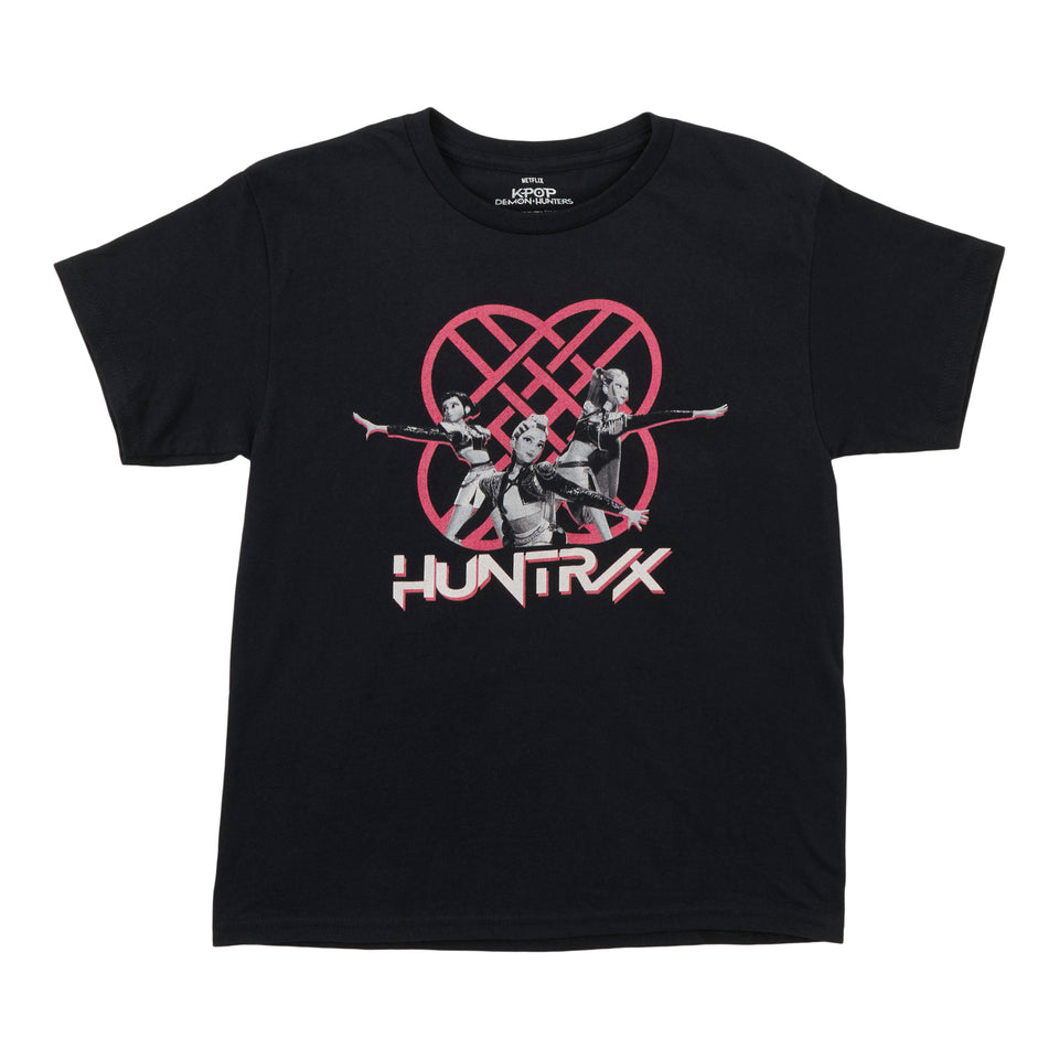 T-shirt Manches Courtes Enfant Style Kpop Demon Hunters - 100% Polyester - Coupe Décontractée Unisexe - 4