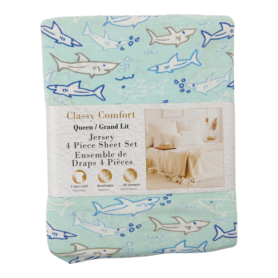 Parure de Draps 90 (3p) 100% Coton Jungle Vert - Maison