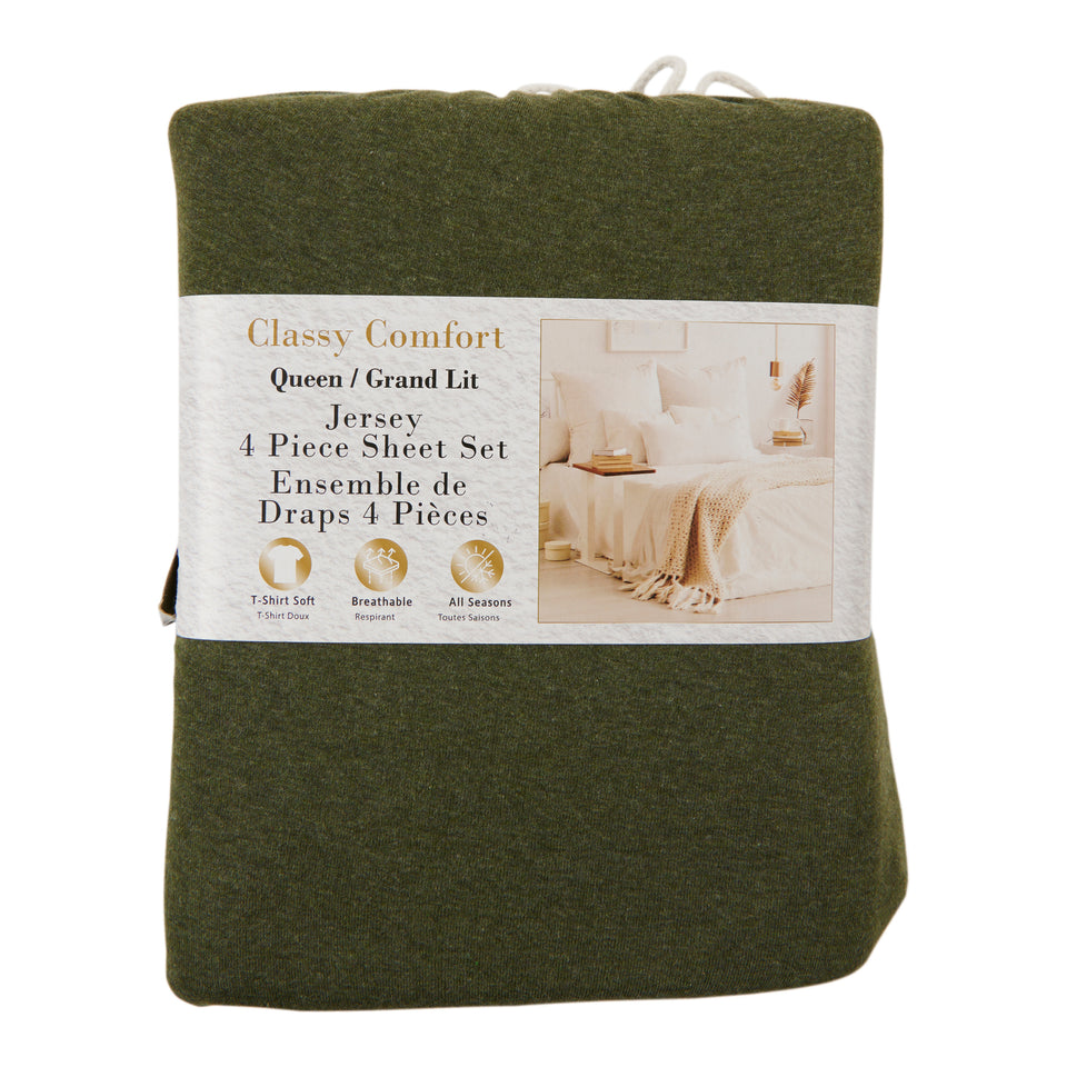 Ensemble de draps complets Big Believers Jungle - Blanc bleu vert et Ensemble de draps complets Big Believers Jungle - Blanc bleu vert et