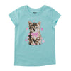 MONKEY BARS Toddler Girls' Pool Party Printed Short Sleeve T-Shirt