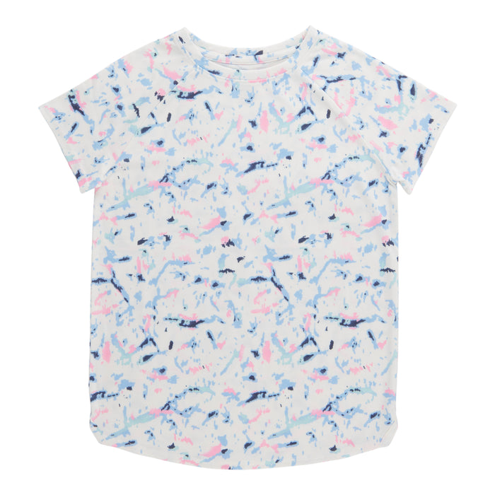 BELLA & BIRDIE Girls' Pool Party Short Sleeve Active T-Shirt