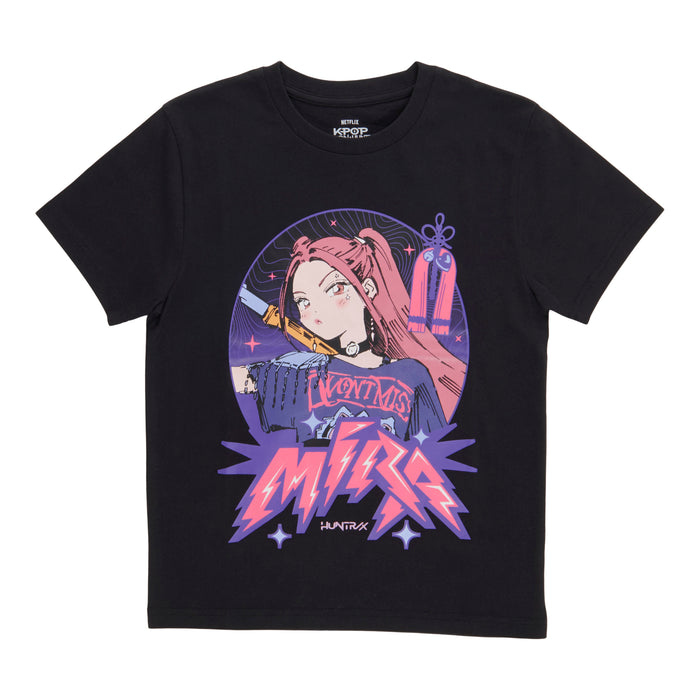 T-shirt à manches courtes Les Guerrières de la K-pop sous licence pour filles