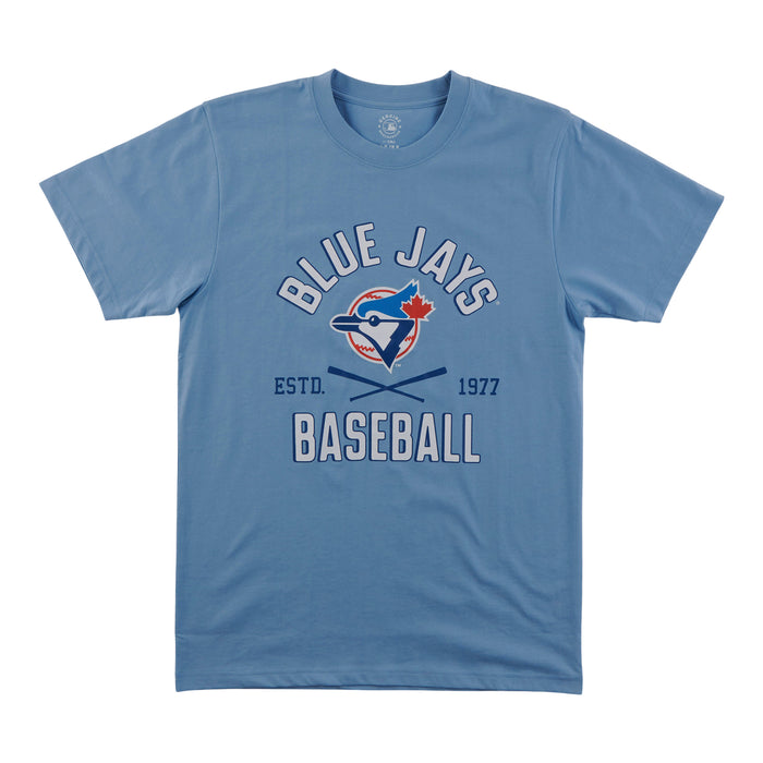 T-shirt à manches courtes MLB à motif des Blue Jays de Toronto pour hommes