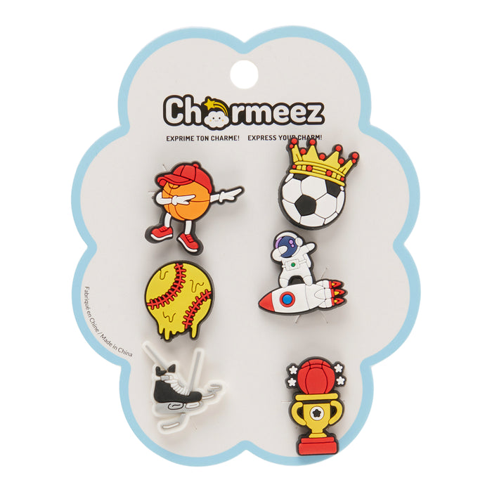 Charmeez Kids' Shoe Charms, 6-Pack, Assorted