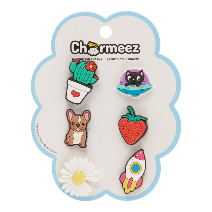 Charmeez Kids' Shoe Charms, 6-Pack, Assorted
