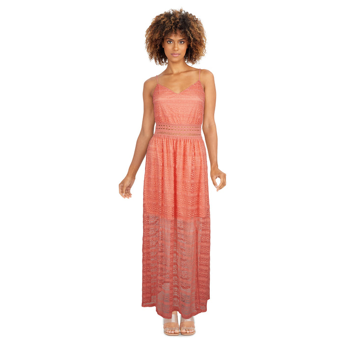 lily morgan Women's Lace Maxi Dress