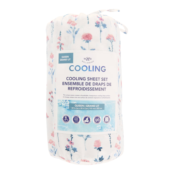 Ensemble de draps imprimés, grand lit, assortiment, 4 pièces
