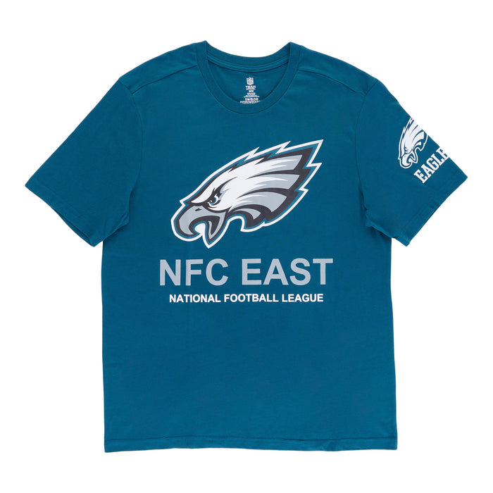 T-shirt à manches courtes NFL à motif des Eagles de Philadelphie sous licence pour hommes