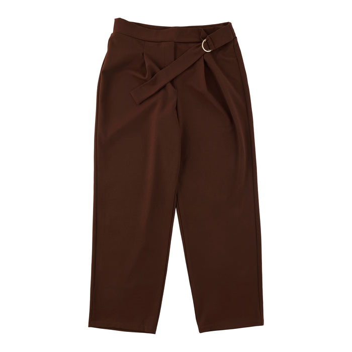 Women's Plus Belted Crepe Pants