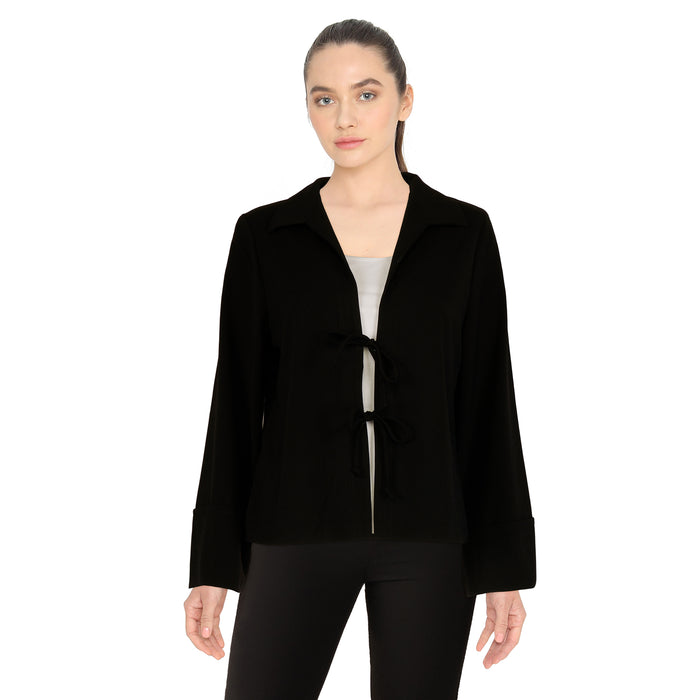Women's Double Tie Front Blazer
